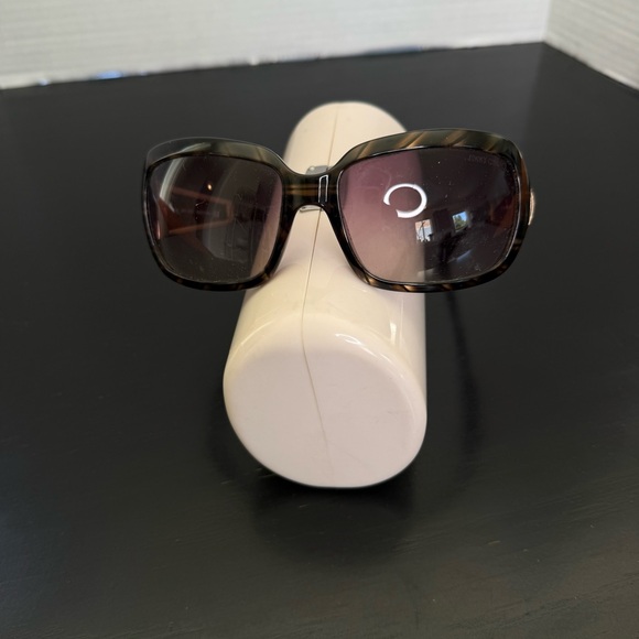 Jimmy Choo Black/Brown Sunglasses with Case - Picture 4 of 6